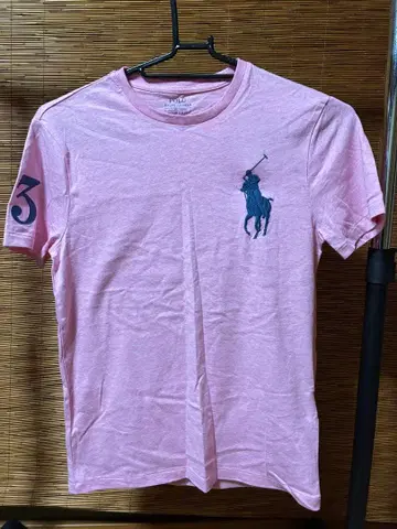 폴로 말 로고 핑크 반팔 티셔츠 랄프 로렌
