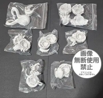 Cooze 악마뿔 블라인드 인형 미도색 헤어 부품 7종 세트