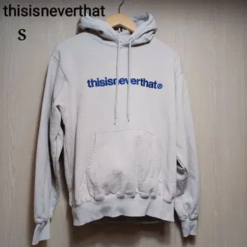 thisisneverthat 후드티 그레이 S 자수 로고