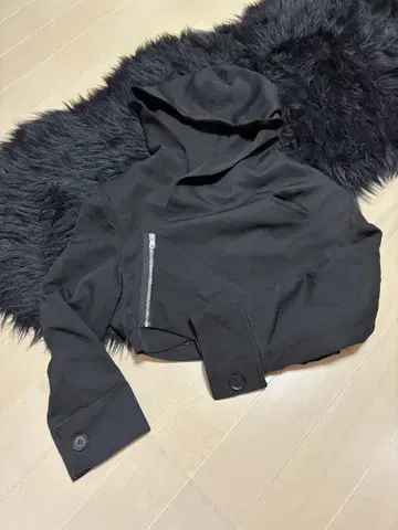 사이드 지퍼 후드티 자켓