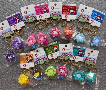 [ 총 14개 ] 산리오 마이멜로디 키링 최애 컬러 파스텔 컬러 풀세트