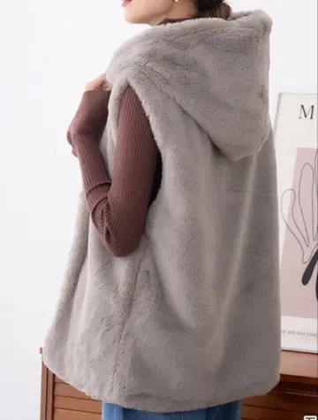 [ 택 없음 미사용 ] 에코 퍼 베스트 그레이지