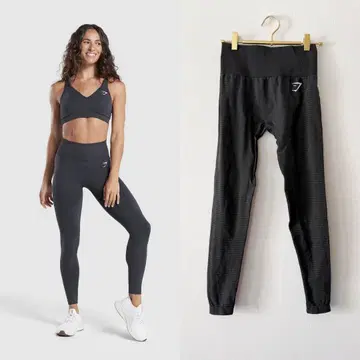 GYMSHARK 블랙 레깅스 S 짐샤크