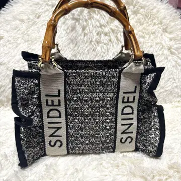 snidel 프릴 로고 백