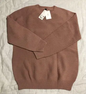 UNIQLO 3D 크루넥 스웨터/핑크 유니클로