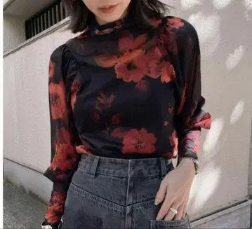 Ameri vintage LIDIA SHEER TOP