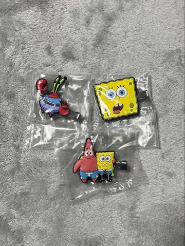 스펀지밥 캡슐 헤어 클립 세트