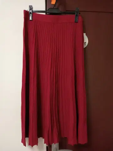 시마무라 hina 니트 플리츠 스커트 3L