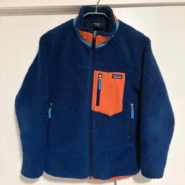 patagonia 보아 플리스 키즈 XL 여성용 M 파랑/오렌지 핑크