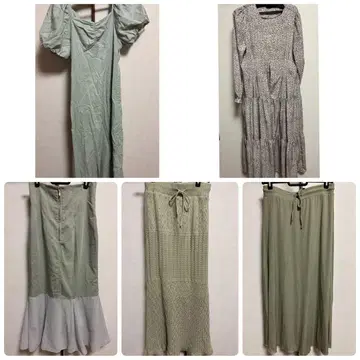 원피스 스커트 묶음 판매 세트 여성용 미니 꽃무늬 레이스 머메이드