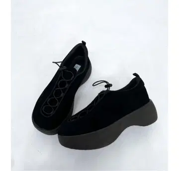 스웨이드 통굽 스니커즈