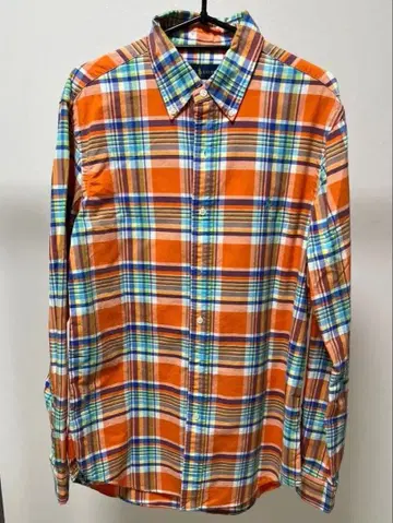 랄프 로렌 옥스퍼드 체크 셔츠 S