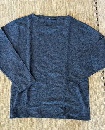 SAINT JAMES 멜란지 블루 긴팔 티셔츠