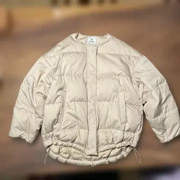 nano universe 베이지 다운 자켓