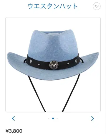 디즈니 웨스턴 햇 라이트 블루