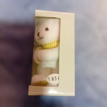 한정 상품 TB365 화이트 곰 봉제 인형 1월 5일