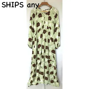SHIPS any 꽃무늬 긴팔 원피스