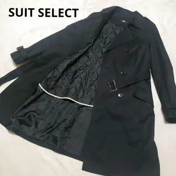 정장 셀렉트 트렌치코트 블랙 라이너 포함 벨트 포함