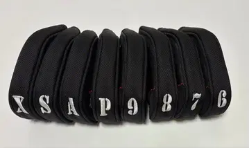 브리핑 아이언 커버 (6~SW, X) 8개 블랙