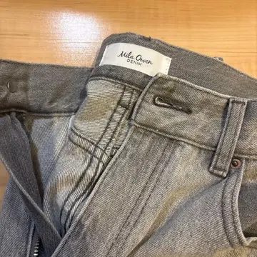 Mile Oven 그레이 데님 팬츠