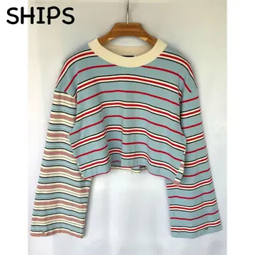 SHIPS 보더 티셔츠