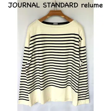 JOURNAL STANDARD relume 보더 긴팔 티셔츠