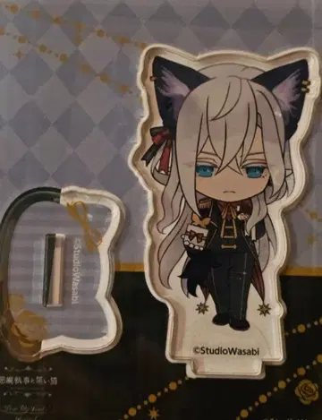 악마 집사와 검은 고양이 아쿠네코 난자타운 아크릴 스탠드 시로 미니게임