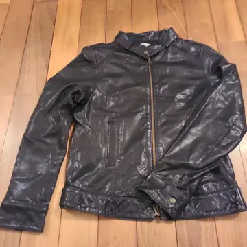 블랙 가죽 자켓