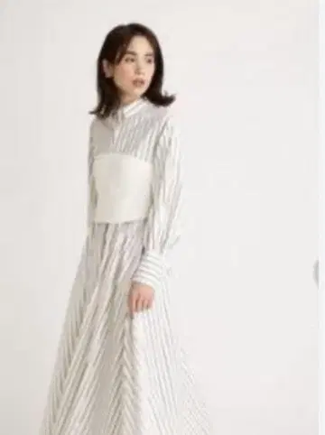 새상품급 스나이델 SNIDEL 니트 뷔스티에 볼륨 원피스