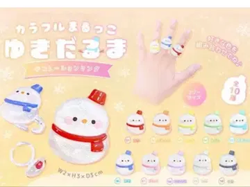 Snow Man 스노우맨 눈사람 컬러풀 동글동글 눈사람 데코레이션 반지