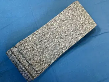 통이 좋아하는 남성용 오비 남자 오비 실버 412cm 순수 실크 광택감