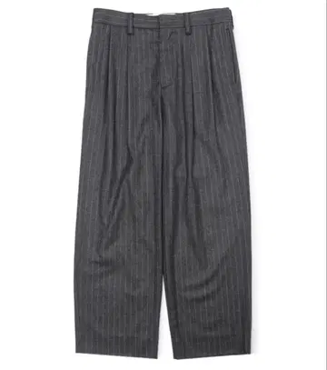 유니버설 프로덕트 울 2턱 트라우저 Gray Stripe