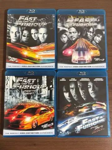 액션 영화 Blu-ray 8개 세트