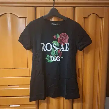 D&G 블랙 셔츠 꽃무늬 프린트