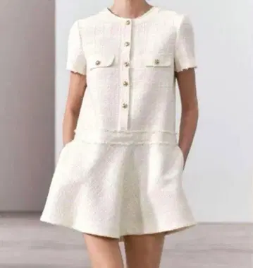 ZARA 트위드 원피스