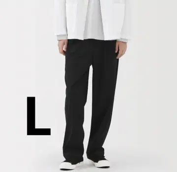 잘 마르는 이지턱 와이드 팬츠 MUJI