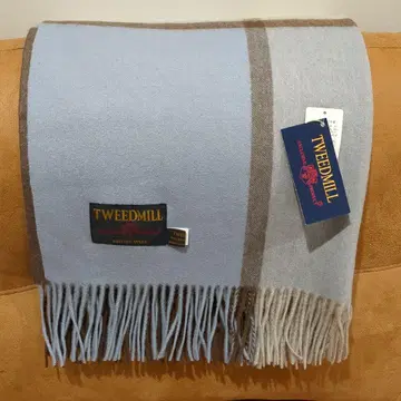 TWEEDMILL 울 체크 무늬 스톨