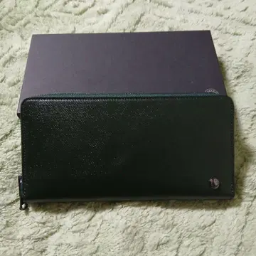 소메스 안장 다크 그린 장지갑