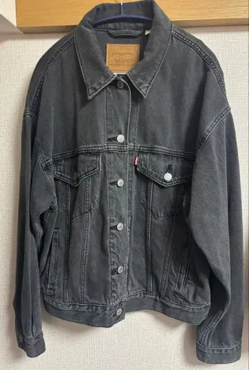 LEVI'S 블랙 데님 자켓 S 최종 가격 인하