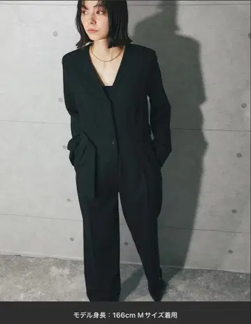 미사용 SMILE ORCHID 긴팔 올인원 팬츠 드레스