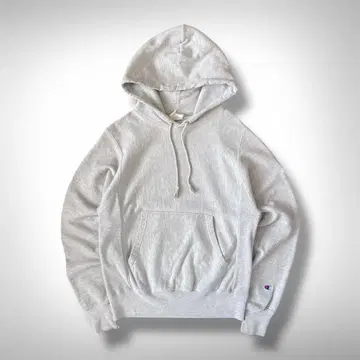 [ Champion ] 리버스 위브 후드 맨투맨 그레이 XS