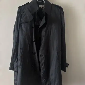 그린 라벨 릴랙싱 남성용 트렌치코트 라이너 포함 블랙 S