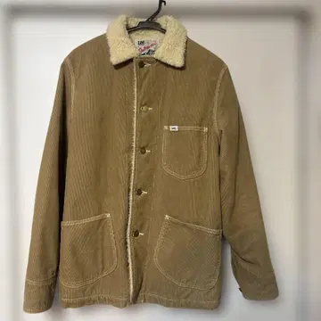 Lee 로고 택 코듀로이 보아 자켓 스톰 라이더 롱 L