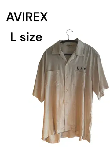 AVIREX 아비렉스 밀리터리 셔츠 L