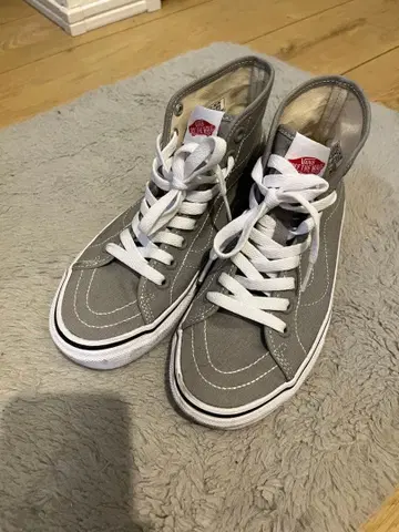 Vans 그레이 하이컷 스니커즈