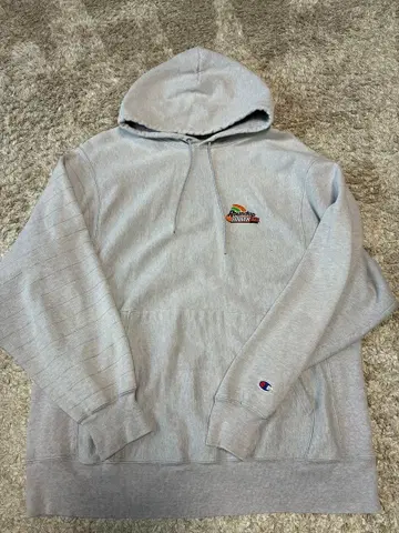 Champion 그레이 후드티 Roundup PowerMax