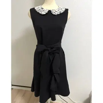 [ 체스티 ] 비쥬 레이스 스칼라 슬리브리스 원피스 S