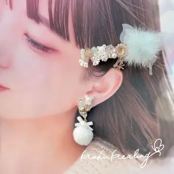 Whitechristmas 귀걸이 귀찌