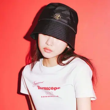 아토모스 핑크 나일론 버킷 햇