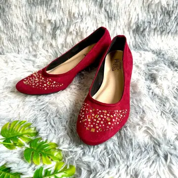 [ 새상품급 ] ESPERANZA 비쥬 웨지솔 빨간색 23.0